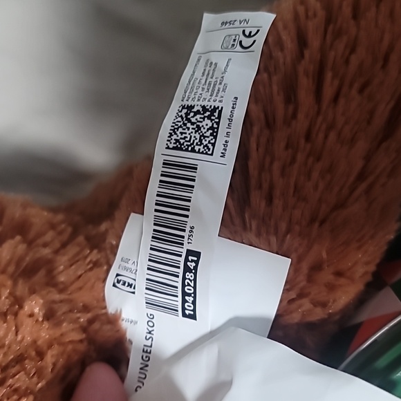 IKEA DJUNGELSKOG Orangutan Monkey PUNCH Brown Plush Toy - 104.028.41 - Picture 10 of 10